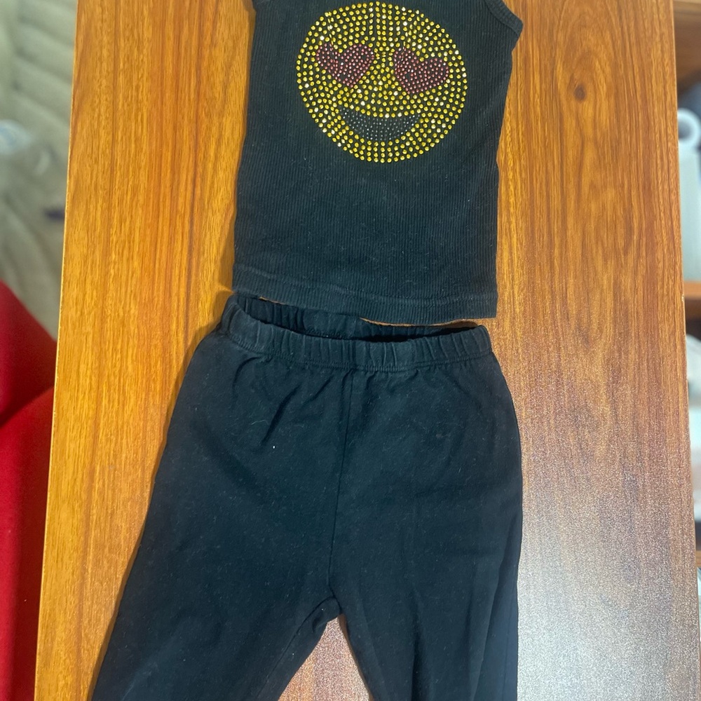 Kavio Black Leggings Comfortable Elastic Waistband Soft Fabric